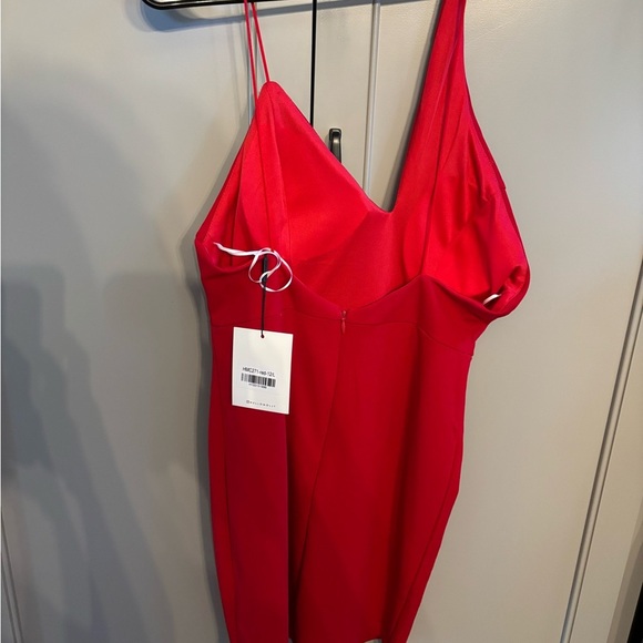 NWT HELLO MOLLY SHOULD HAVE STAYED HOME DRESS RED sz LG US8 - Picture 5 of 7